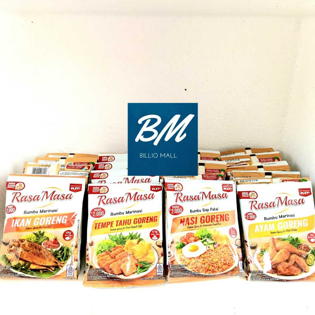 

Rasa Masa Bumbu Instan 1 Renceng (isi 10 Sachet)