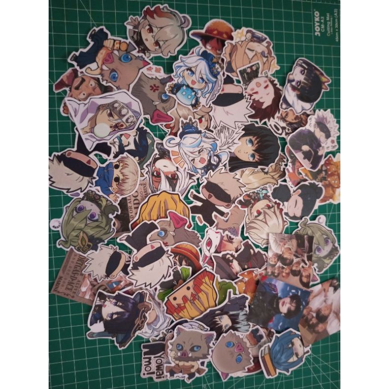 

Stiker Custom Satuan Tanpa minimal Order Gambar Bebas Tahan Air Waterproof