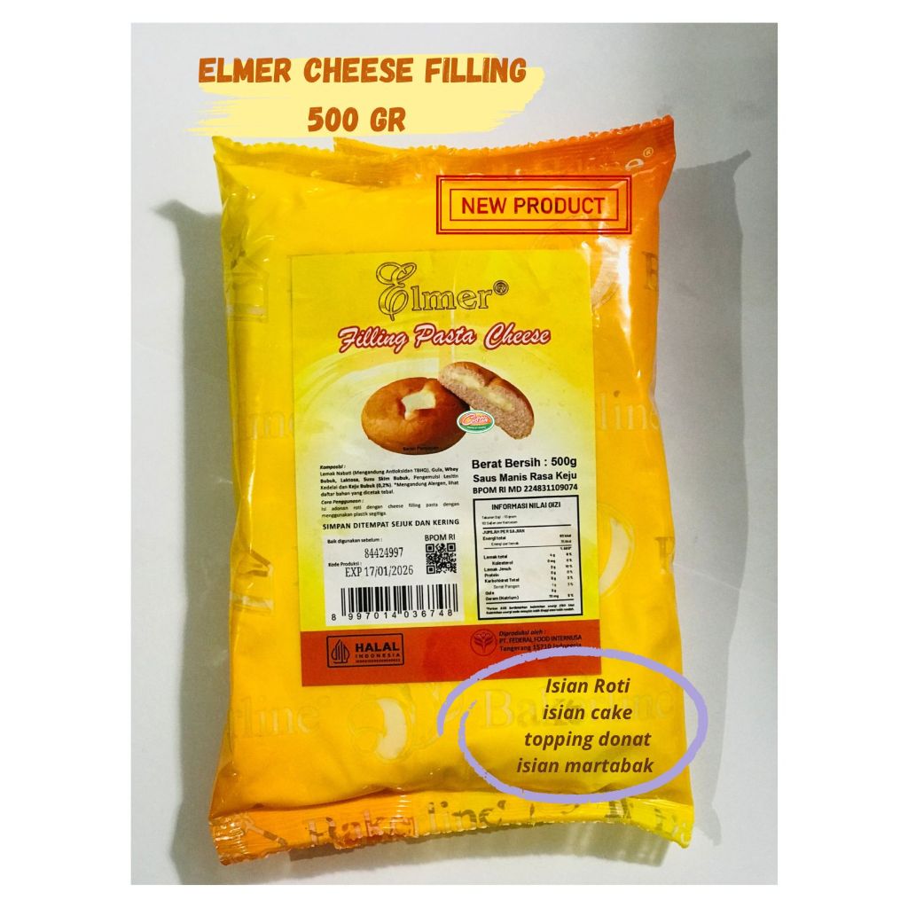

ELMER CHEESE FILLING 500 GR KEMASAN
