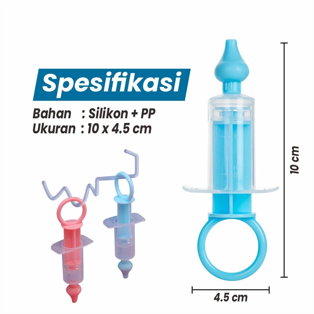 Sedotan Ingus Bayi – Penyedot Ingus Silikon Lembut Anti Balik | Baby Nose Cleaner Aman