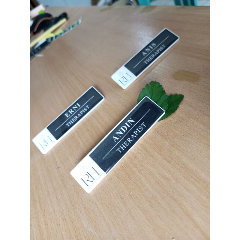 

Name Tag Resin