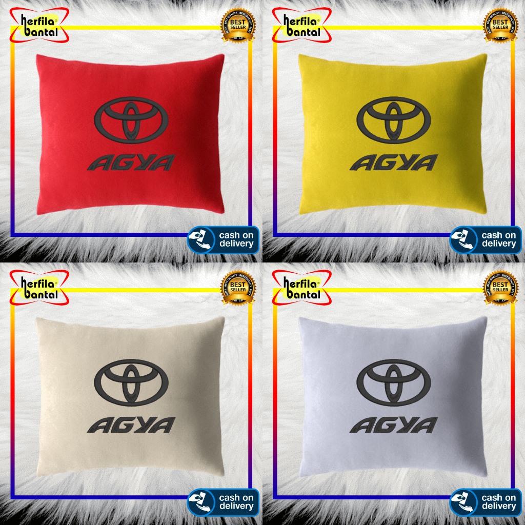 MOBIL AGYA BANTAL KORSI BANTAL PINGGANG BANTAL AKSESORIS INTERIOR MOBIL TOYOTA AGYA