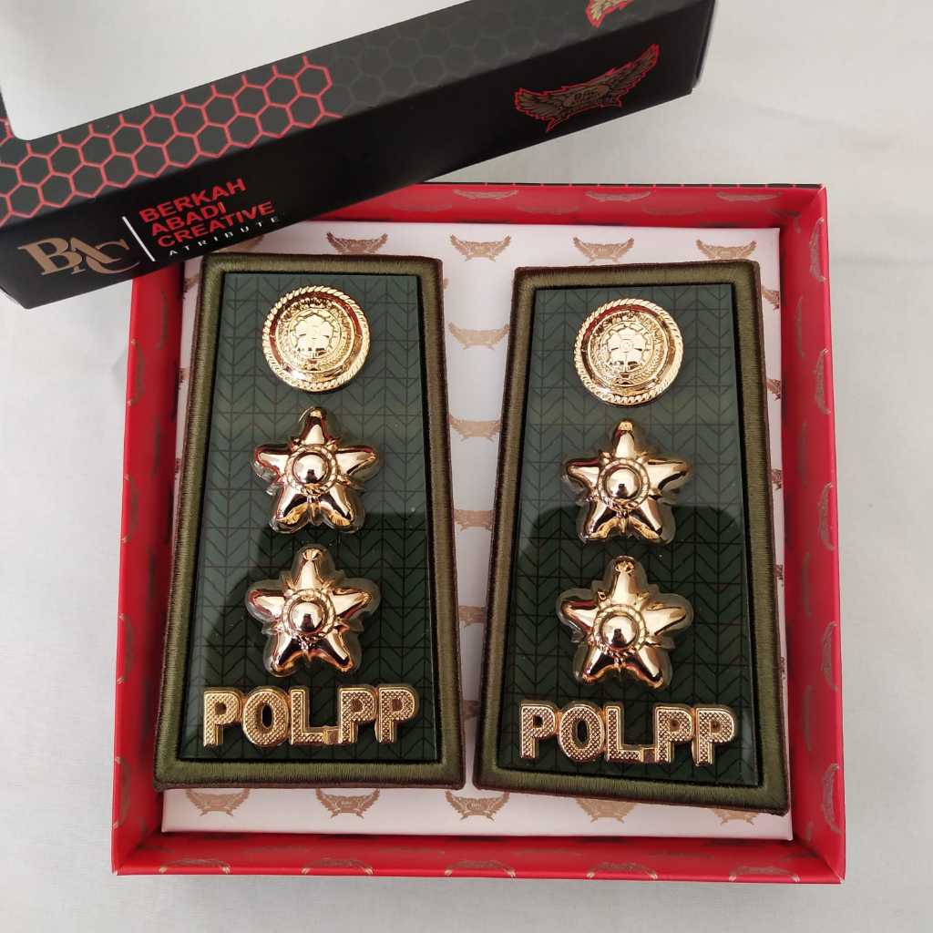 Pangkat Pdh Pol Pp 4A Kain Akrilik