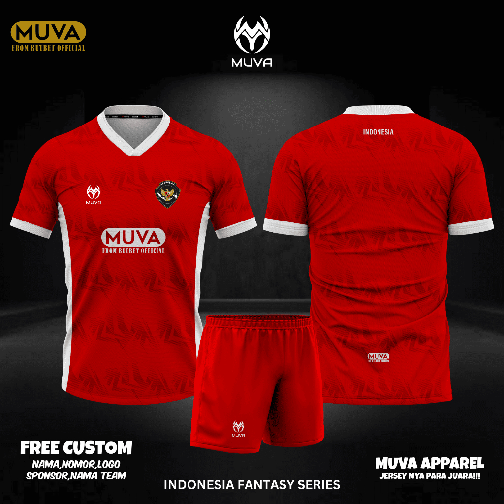 Jersey Futsal TIMNAS FullPrint / TIMNAS FANTASY JERSEY / JERSEY TIMNAS FANTASY FUTSAL  / futsal cust