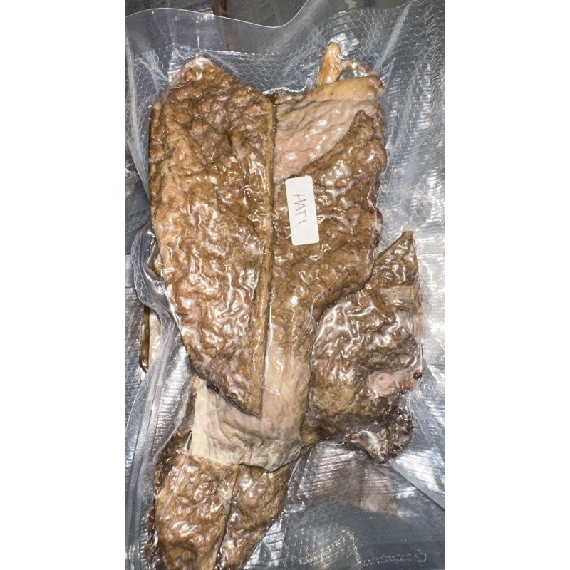 

Hati Sapi Kering Premium Asin 100 gram / pack