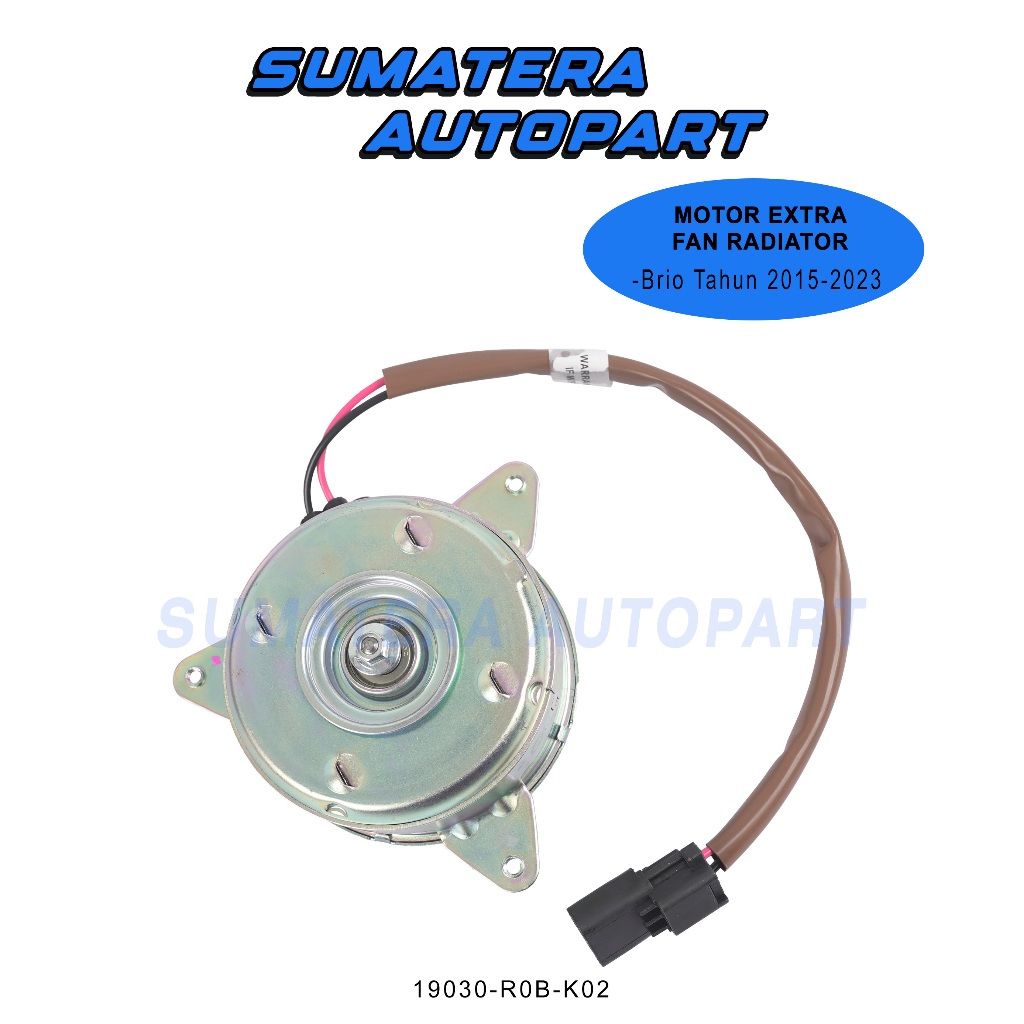 Motor Fan Dinamo Kipas Radiator Ac Honda Brio 2015 2016 2017 2018 2019 2020 2021 2022 2023 2024 2025