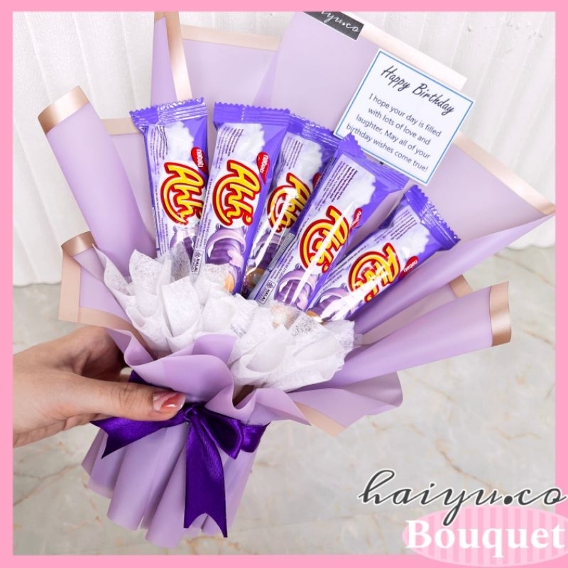 

[READY] Buket Snack Lilac Series Isi 5 Kado Valentine Snack Bucket Hadiah Pasangan Wisuda Ulang Tahun Spesial Lilac By haiyu