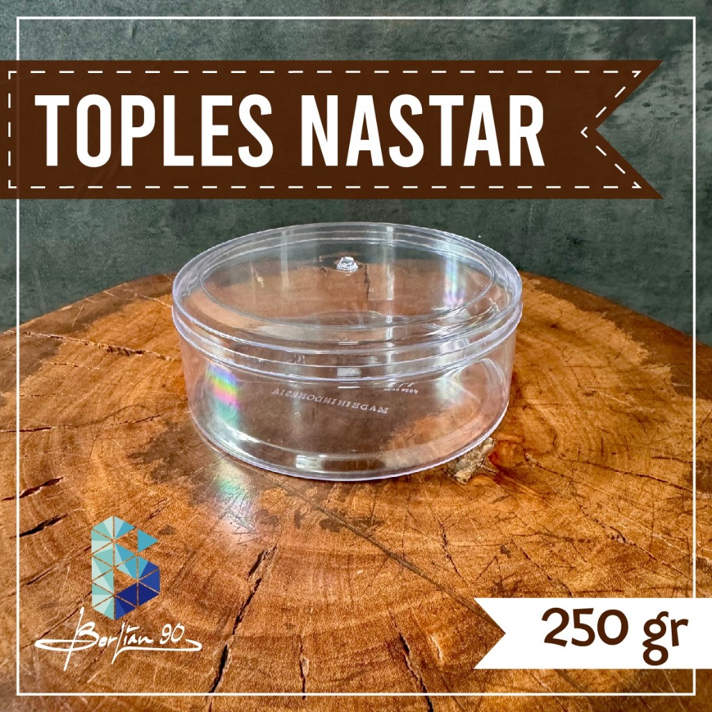 Toples Kue 250gr / Toples Kue 500gr / Toples Kue Kering / Toples Nastar 1/2 kg