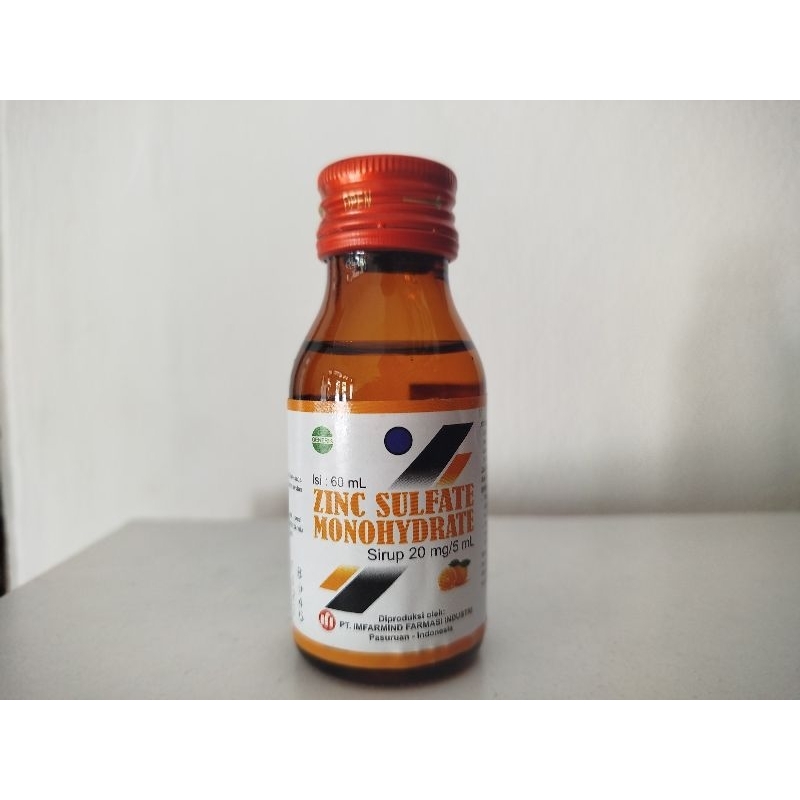 Zinc Sulfate Monohydrat Sirup 20 mg/5 ml