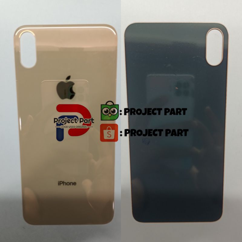BACKGLASS IPHONE XS MAX ROSE GOLD ORIGINAL