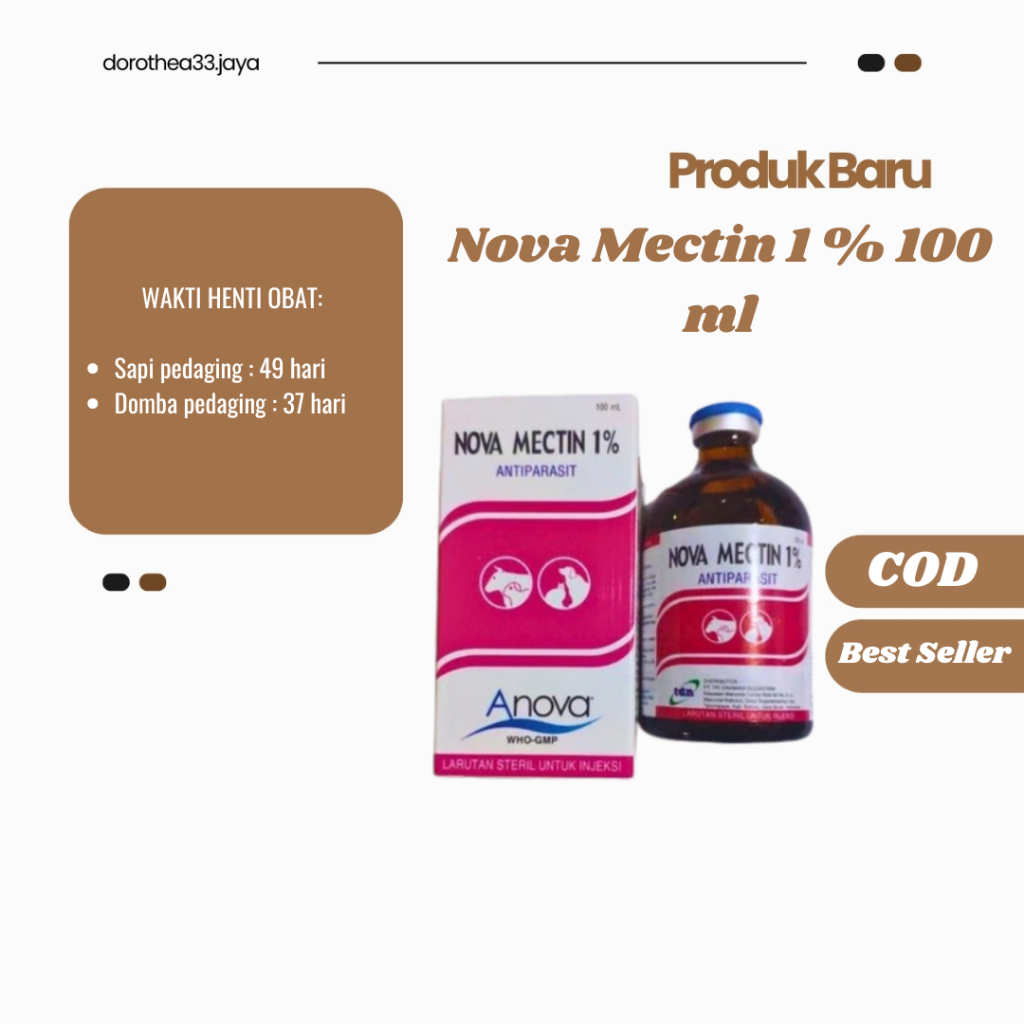 NOVA MECTIN 1% 100ml Best Seller