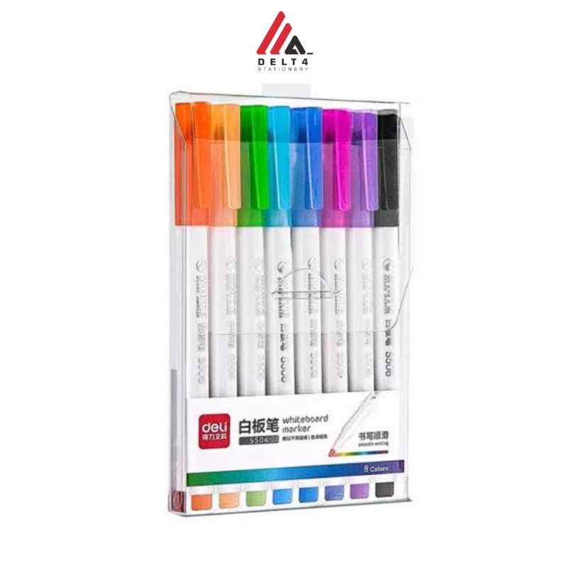 

Deli Whiteboard Marker 8 Warna