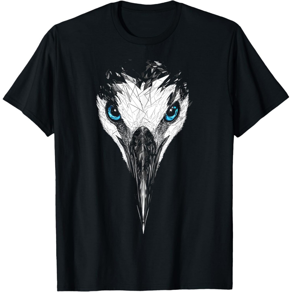 Seni Hewan Grafis Burung Tern Kaos Tern Bermata Biru