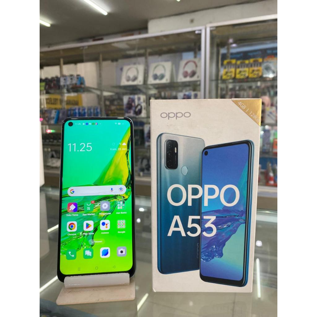 OPPO A53 4/128GB 4 128 SECOND SEKEN BEKAS RAM 4 INTERNAL 128