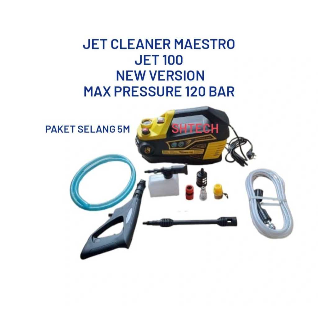 JET CLEANER MAESTRO JET 100 JET100 MESIN STEAM CUCI MOBIL AC INDUKSI
