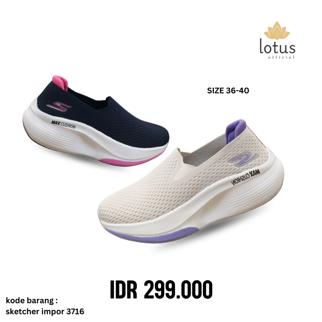 SEPATU WANITA SKETCHER IMPOR 3716