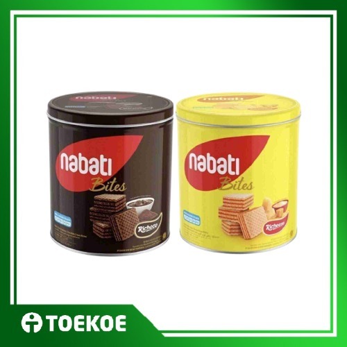 

TOEKOE Nabati Wafer Richeese Nabati Bites Kaleng 320gr