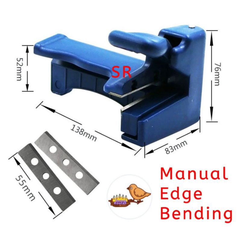 

Manual Edge Bending Cutter/ Alat Potong Ujung Edging Deco/ Tacosheet