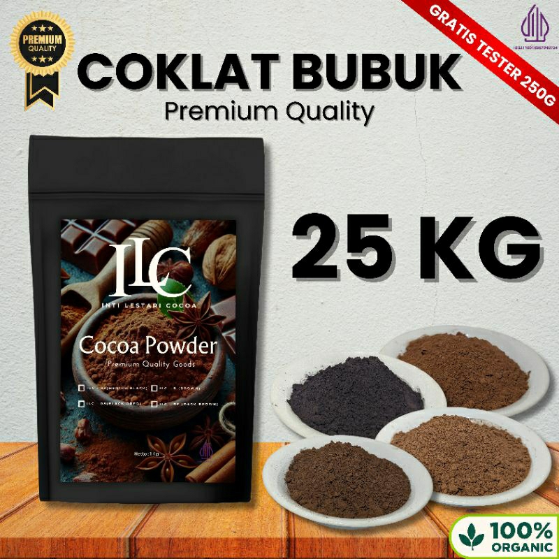 

Coklat Bubuk / Cocoa Powder 25 Kg ( Premium Quality ) 100% Murni