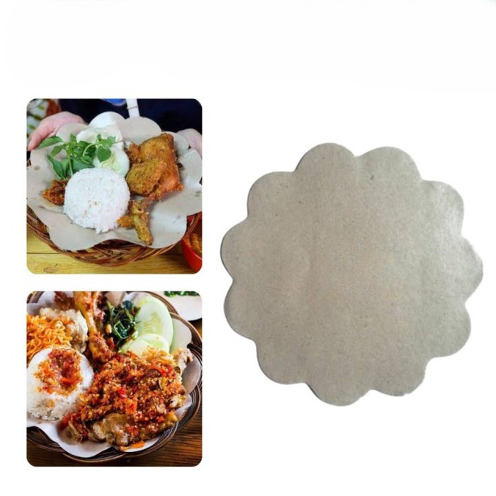 Kertas Nasi Bunga isi 200/Kertas Alas Makanan/Kertas Pembungkus Makanan