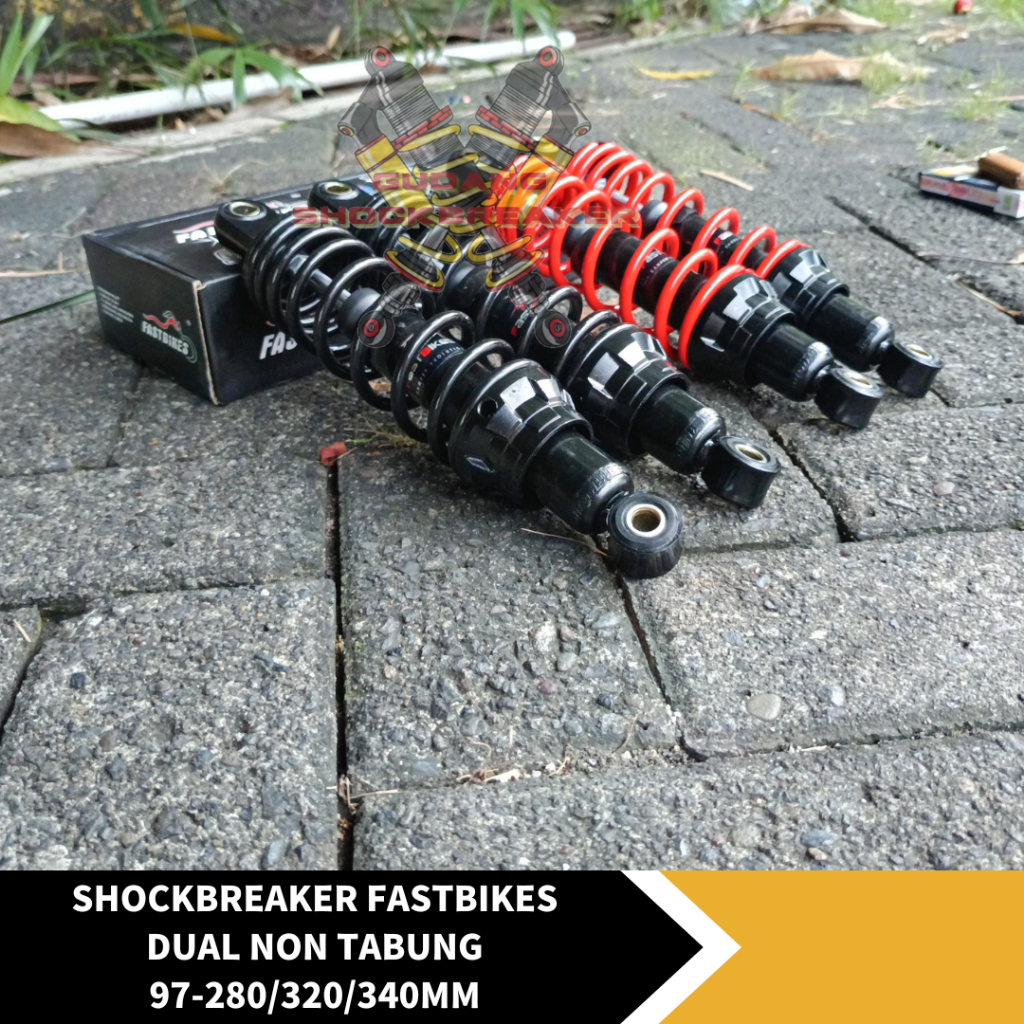 SHOCKBREAKER NON TABUNG FAST BIKES 97 UK 280MM 320MM 340MM SHOCK MODEL YSS HYBRID FIZR JUPITERV Z VE
