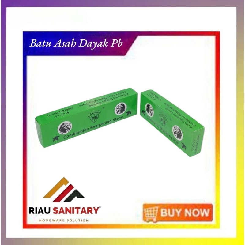 Batu Asah Dayak / Batu Asahan PB Kasar & Halus / Batu Asah PB Original