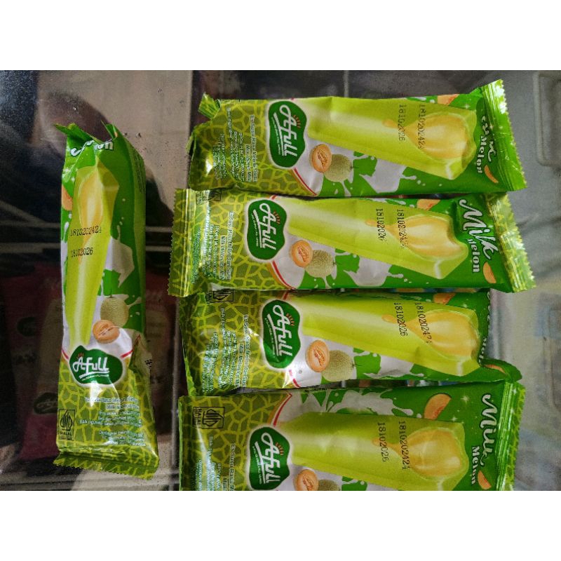 

ES KRIM A Full Milk melon ISI 5 PCS VIA GOSEND