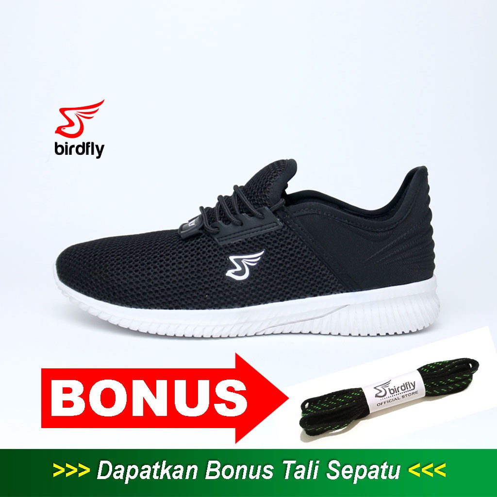 Birdfly 38-43 NB1 Dws Sepatu Sneakers - Hitam/Putih