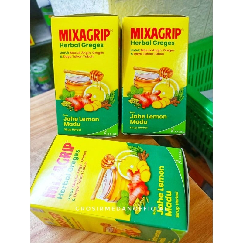 

MIXAGRIP HERBAL JAHE LEMON MADU