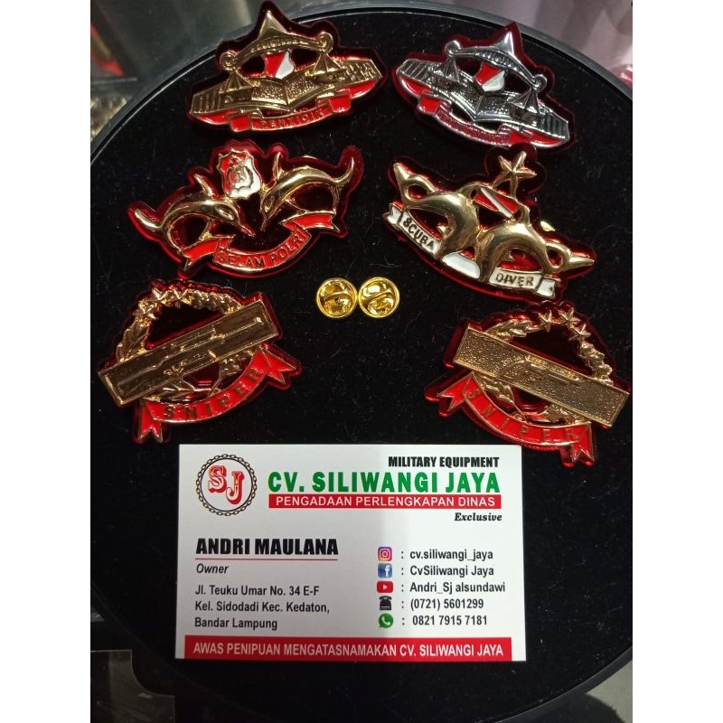 Atribut Polri / Pin Polri