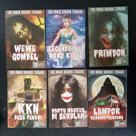 1 pc komik trandy cerita horor / buku cerita anak serem