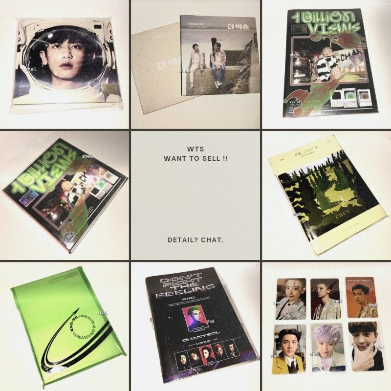 WTS WANT TO SELL || ALBUM EXO CHANYEOL SING FOR YOU SFY THE BOX 1 BILLION VIEWS 1 BV KIHNO WHAT A LI