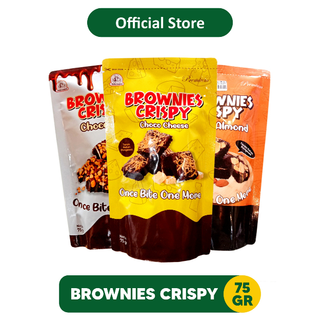 

Brownies Crispy Choco All Varian 75gr | Oleh Oleh Khas Batu Malang - 052001