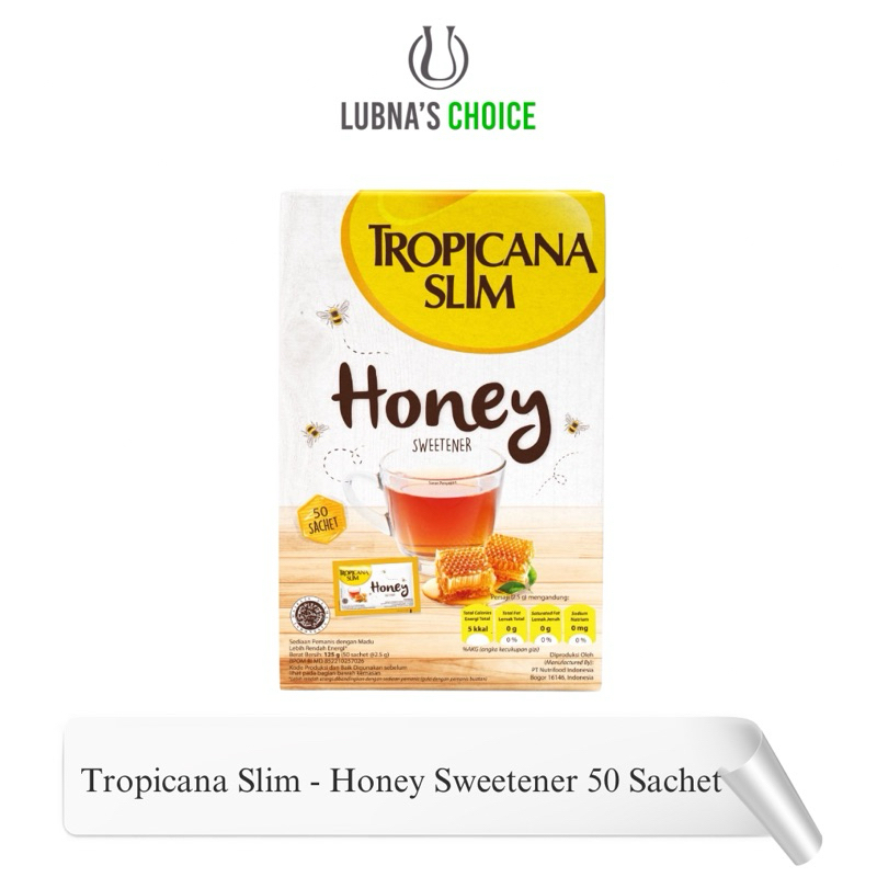 

Tropicana Slim Sweetener Honey 50 Sachet