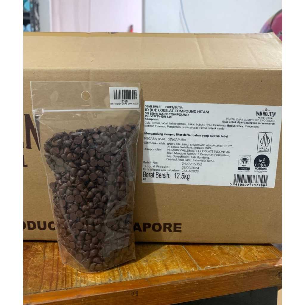 

VAN HOUTEN CHIPS DARK 8000CT ECER 250GR KEMASAN STD POUCH KHUSUS INSTANT KURIR