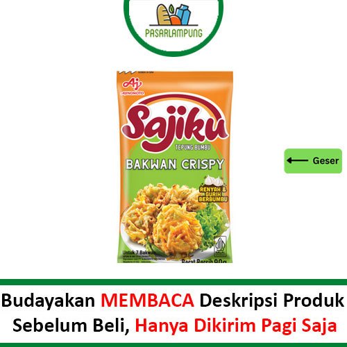 

Ajinomoto Bumbu Praktis Sajiku Bakwan 90 Gr Pasar Lampung