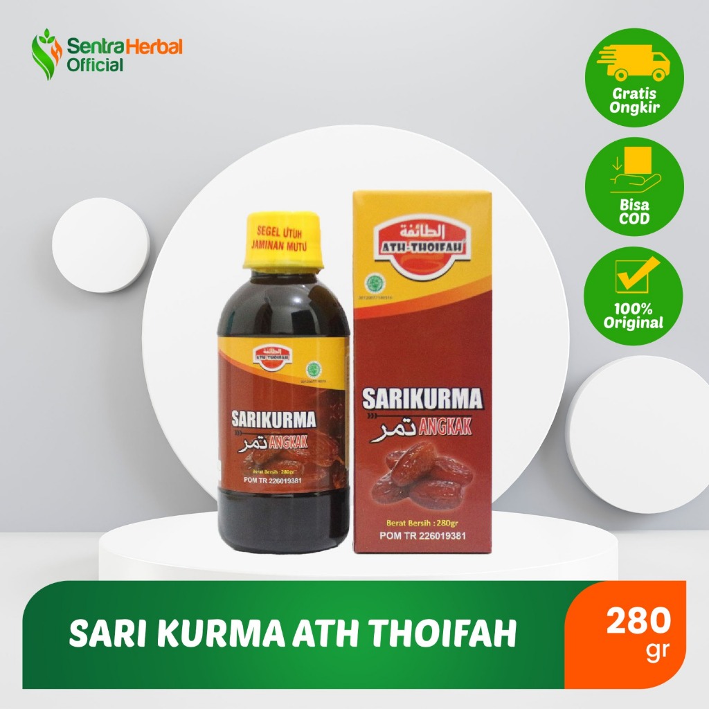 

Sari Kurma Angkak Ath Thoifah - Isi 280GR EXP 26 Juli 2025