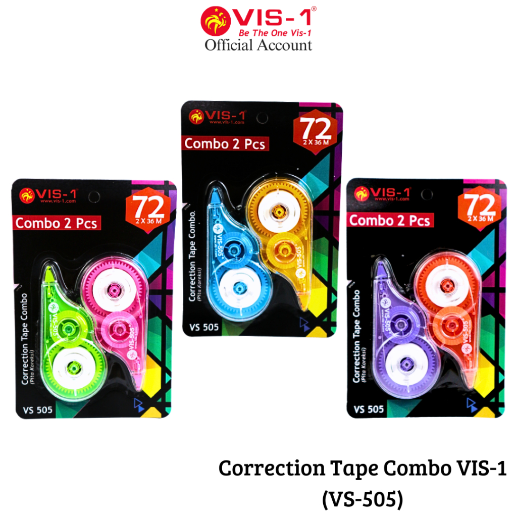 

CORRECTION TAPE VS-505 VIS-1 / TIP-X KERTAS