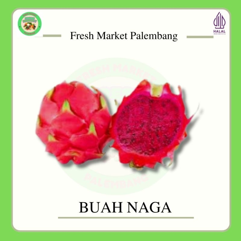 

Buah Naga Merah per buah -Fresh Market Palembang-