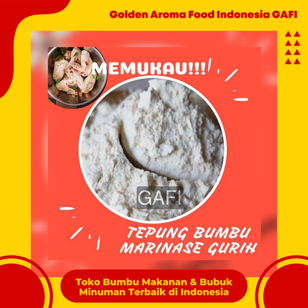 

GAFI Food Tepung Marinasi Ayam Gurih 1 Kg Enak Murah Lezat Gurih Tepung Marinade 1 Kg Marinet Kentucky Fried Chicken