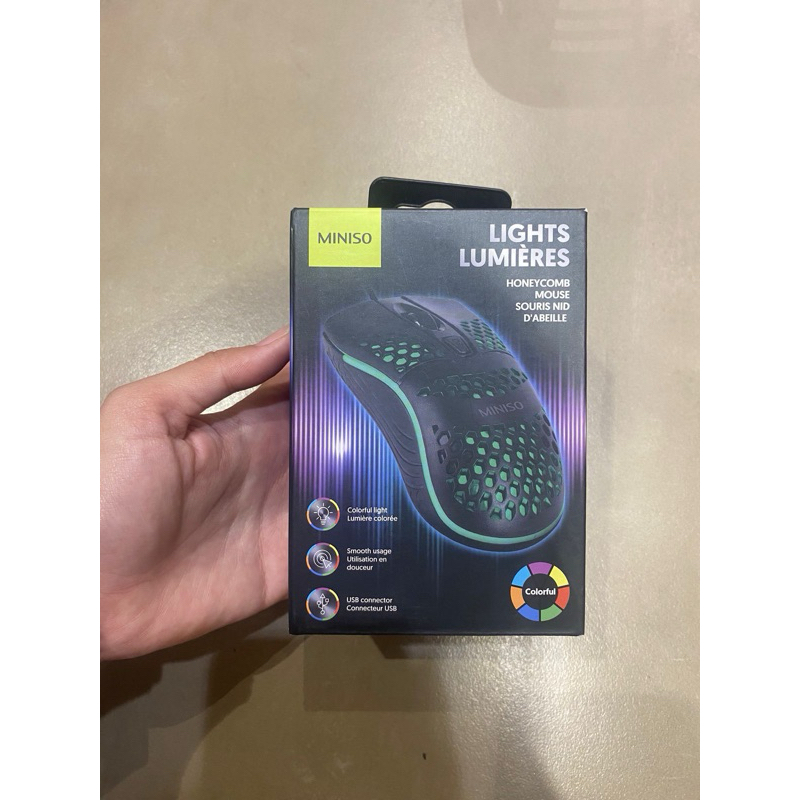 Miniso Honeycomb Mouse - Black
