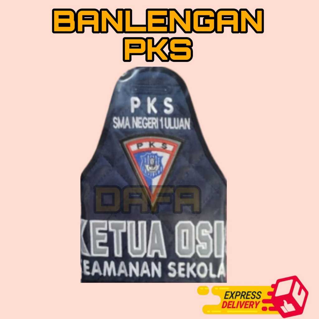 BAN LENGAN PATROLI/BAN LENGAN BHABINKAMTIBMAS.BAN LENGAN PKS-PKD/LOGO BORDIR CUSTOM BAHAN TEBAL DOLB