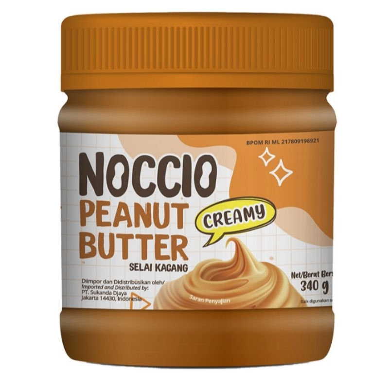 

Noccio peanut butter creamy 340 gram krim selai kacang