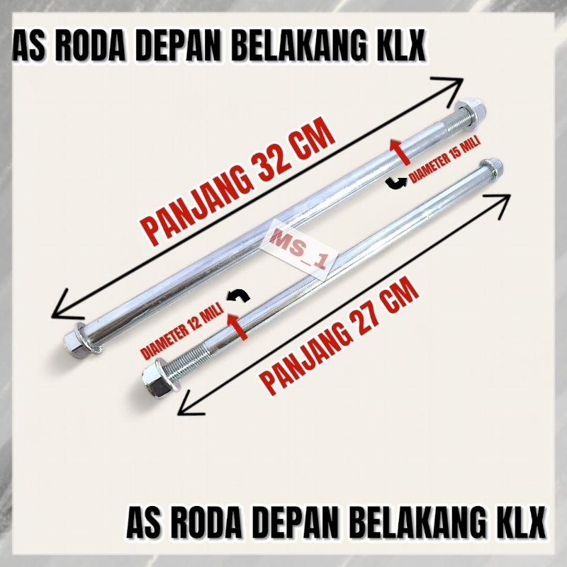 As Roda Depan Dan Belakang/ CRF/ KLX/ As Roda Depan KLX/ As Roda Belakang KLX/ As Roda Depan CRF/ As