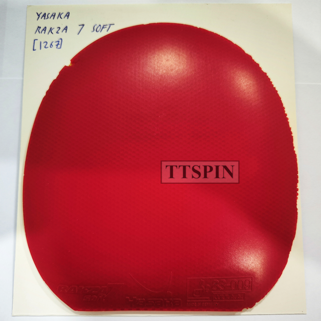 Yasaka Rakza 7 Soft - Karet Tenis Meja Pingpong Bet Bat RAKZA Soft 7 Rubber Table Tennis Secondhand 