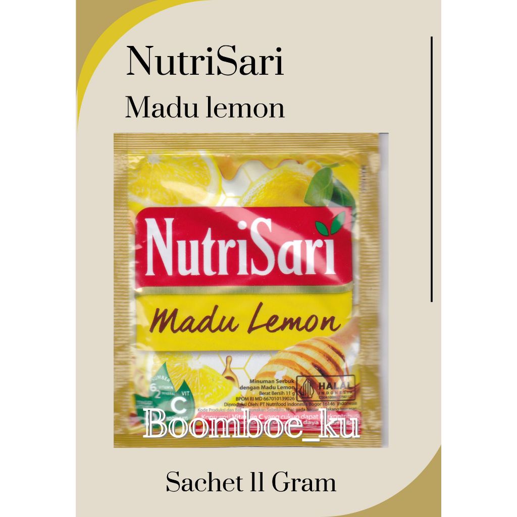 

NutriSari Nadu Lemon 11 Gram