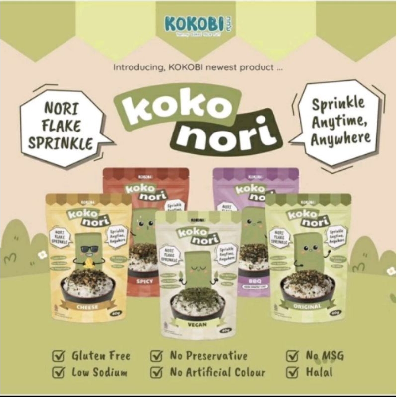 

KOKOBI KOKO NORI - ABON SEAWEED 40 GR