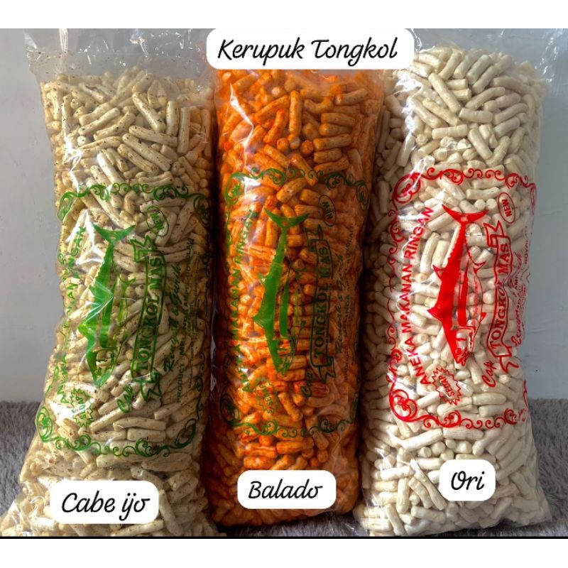 

Kerupuk Tongkol Tiga Varian – Sambal Ijo, Balado, dan Original (100gr, 200gr, 250gr, 500gr)