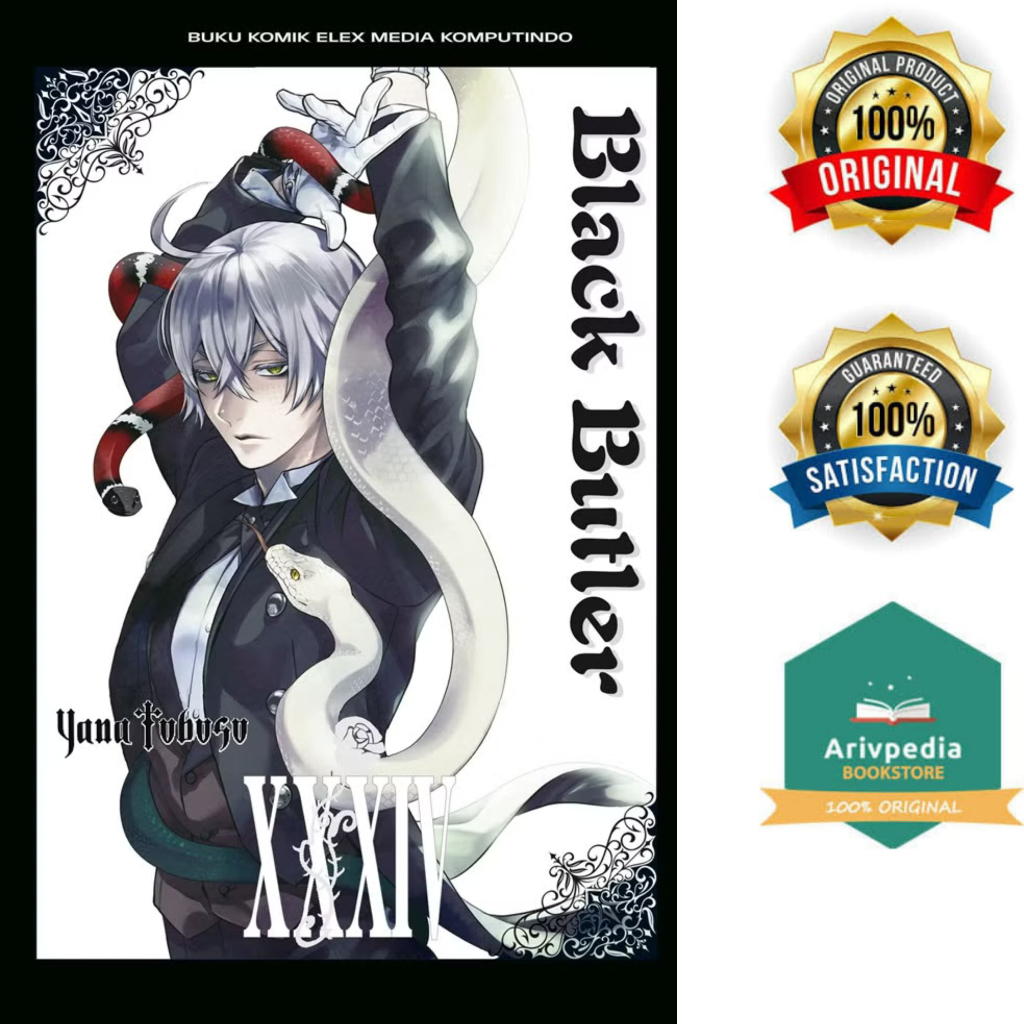 Black Butler 31 32 33 34 (komik segel original)