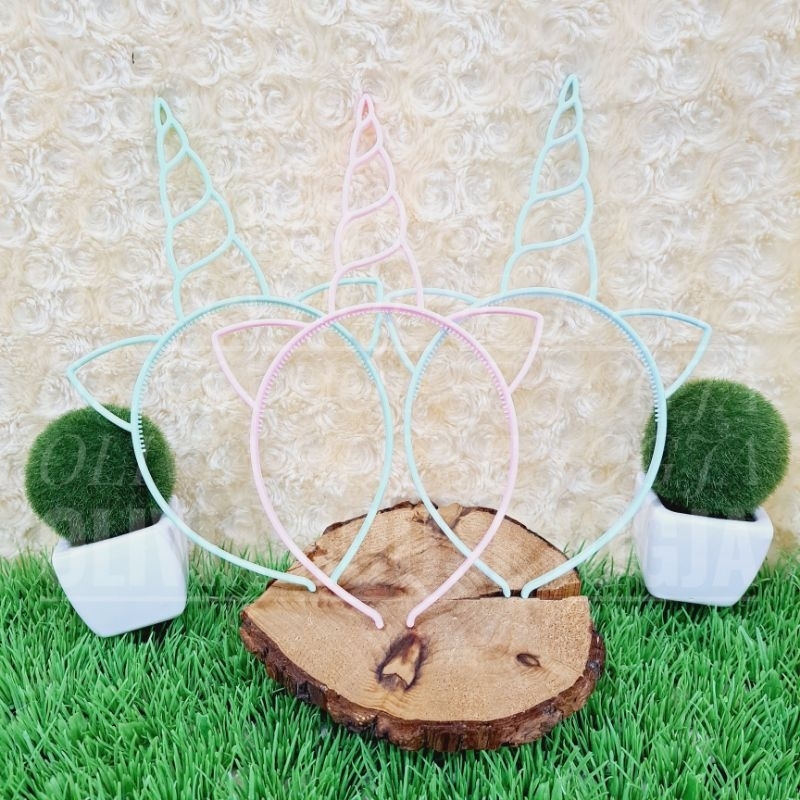 Bando Unicorn Bando Kepala Unicorn Tanduk Headband Unicorn Mix